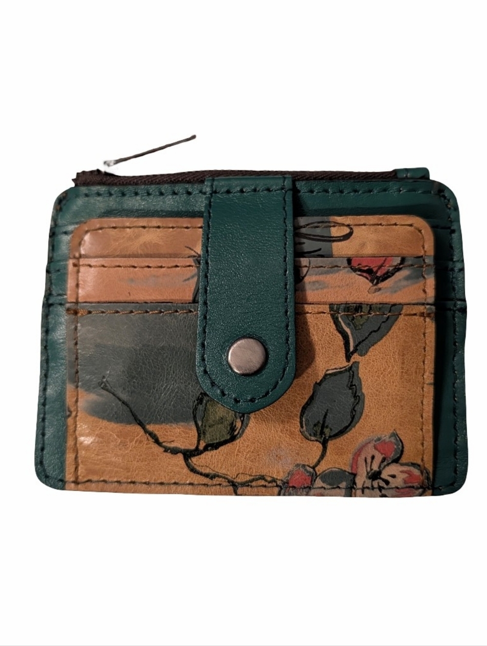 Patricia Nash Cassis in "Beautiful Girl" Printed 2 Toned Leather